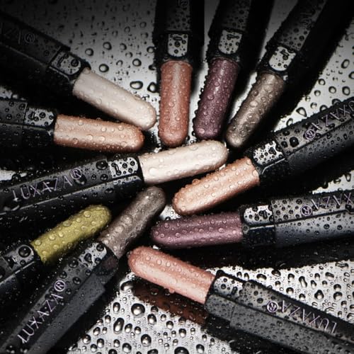 LUXAZA PRO 6-Piece Cream Eyeshadow Stick Set with Brush