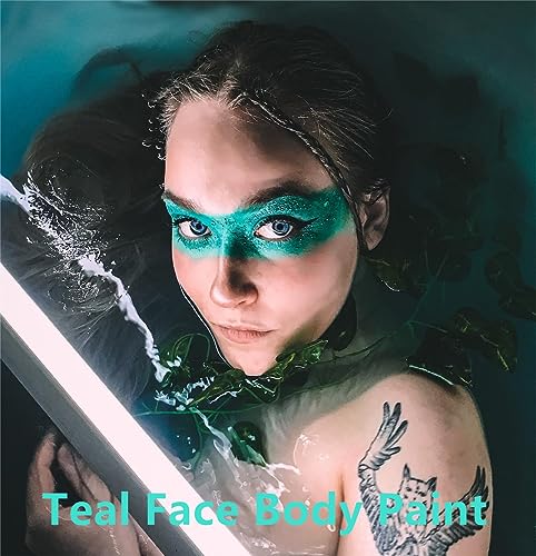 Teal Face Paint Stick - Waterproof Full-Coverage Makeup