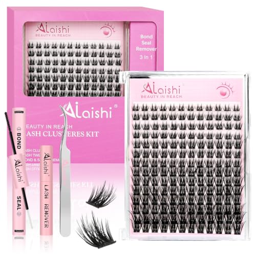 Lash Clusters Kit 168Pcs 8-18mm D Curl Wispy Eyelash Extensions