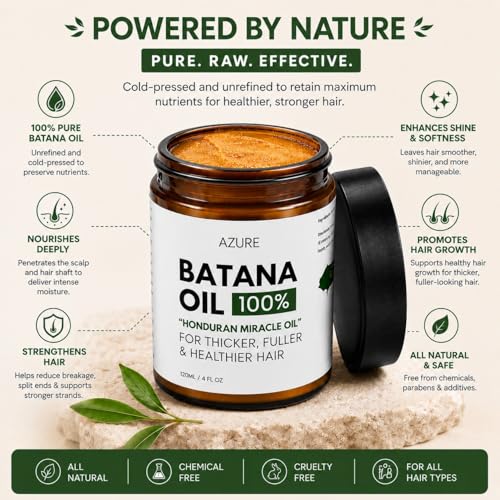 AZURE Batana Oil Paste for Hair Growth & Nourishment 4 fl oz