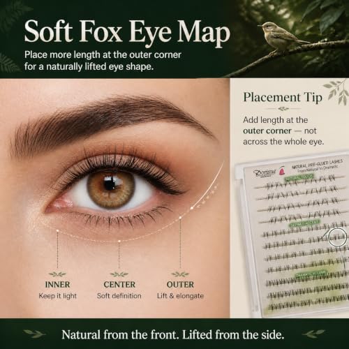 120 Clusters Lower Lash Self Adhesive Pre-Glued Bottom Lashes