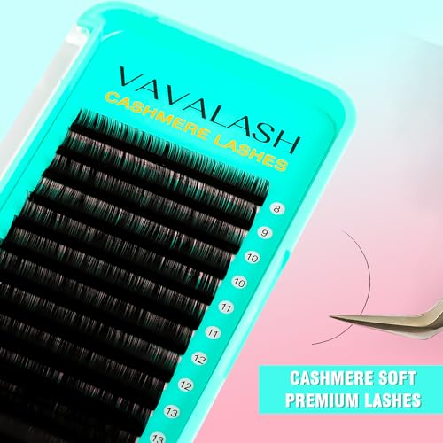 VAVALASH Cashmere Lashes 0.15mm - Premium Matte Black Eyelash Extensions