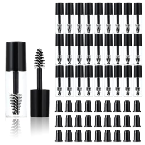 27Pcs Empty Mascara Tubes with Wands - 3ml Travel Size