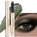 Wugbc Dark Green Shimmer Eyeshadow Stick B11 Dual-Ended Makeup Primer & Smudger