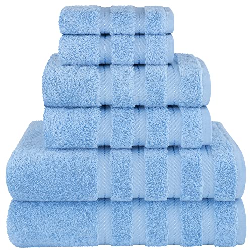 American Soft Linen 6 Piece Turkish Cotton Towel Set