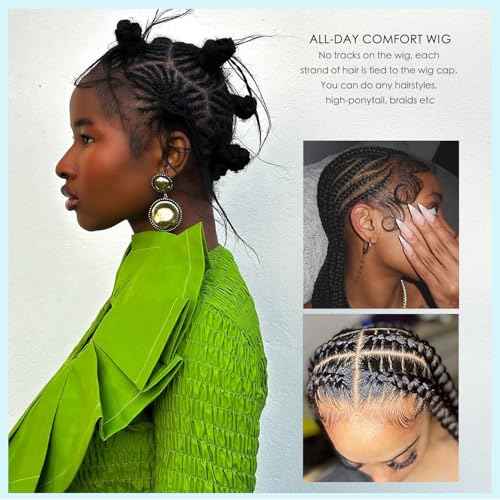 Straight full lace Human Hair Wigs HD Transparent Lace 180 Density, 12A Part Anywhere Glueless Full Lace Wig Pre Plucked 100% Virgin Hair Breathable Full Scalp Wig For Black Women 10 IN