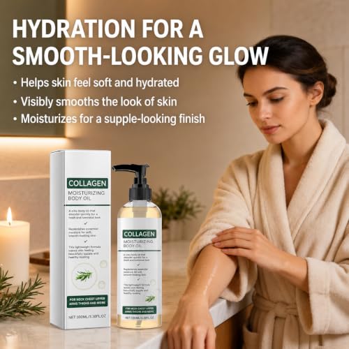 Elycura Collagen Body Oil - Firming & Vitamin Enriched Formula