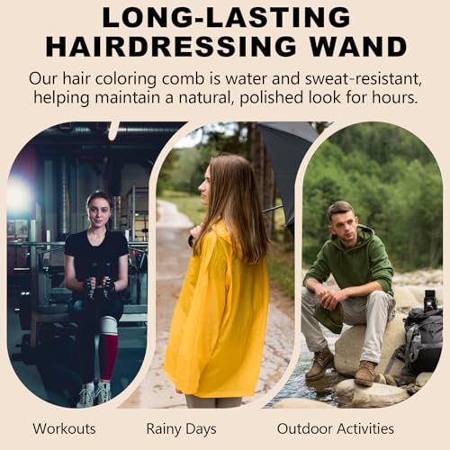 Hair Color Comb Stick for Gray Hair - 4 Pack