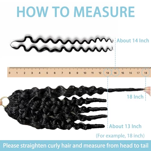 Burmese Curly Crochet Human Hair Bundles - 18 Inch, Knotless