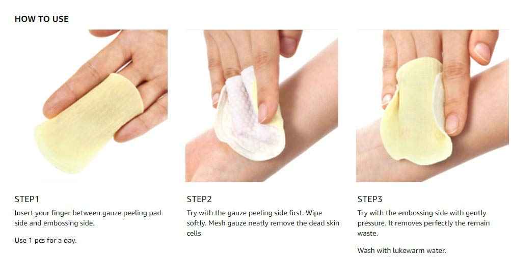 DERMALOGY by NEOGENLAB Bio-Peel Gauze Peeling Pads, Lemon, 30 Count