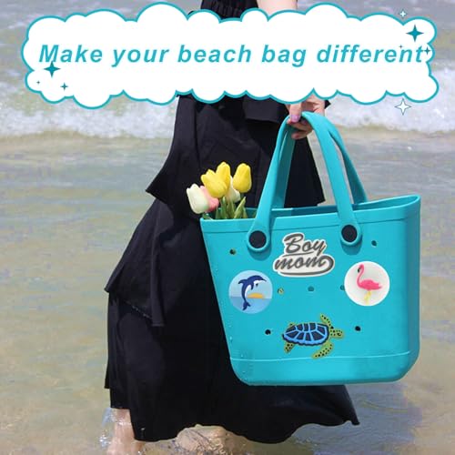 Rubber Beach Bag Accessories - PVC Decorations for EVA Bogg Bags