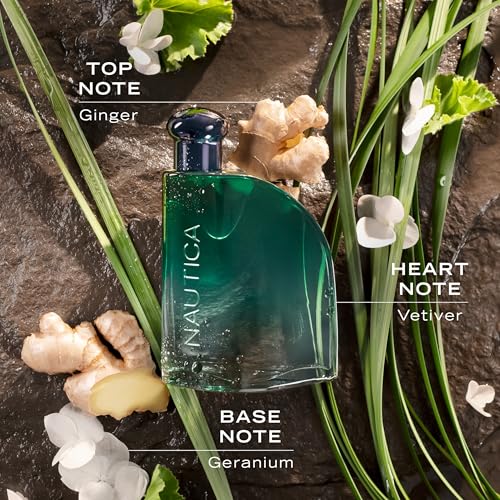 Nautica Green Men’s Gift Set 3.85 Fl Oz Duo with EDT & Deodorant, Long Lasting