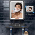 Shinowa Fogless Shower Mirror with 3 Color Dimmable Lights