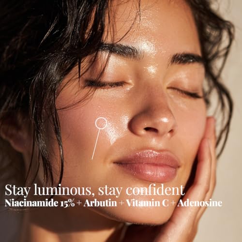 Niacinamide Serum for Face - 15% Niacinamide with Vitamin C, Glutathione - Korean Dark Spot Serum for Uneven Tone, Enlarged Pore, Dullness, Ance-Prone, Sensitive Skin - Fragrance-Free, Daily Use