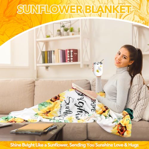 Self Care Gifts for Women, Sunflower Get Well Soon Gifts for Women Recovery After Surgery Care Package, Birthday Gifts Spa Gift Baskets Inspirational Gift Christmas Gift for Mom Sister Best Friends