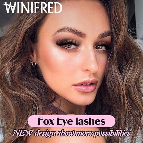 Fox Eye Lashes 20MM D Curl Faux Mink - 7 Pairs