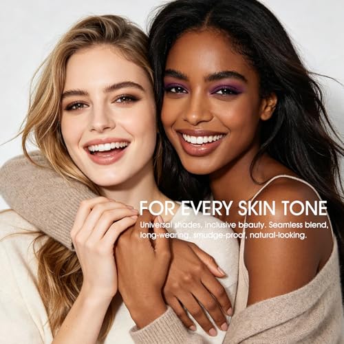QHOSIULI Burgundy Waterproof Gel Eyeliner & Eyeshadow 2-in-1 Cream Pot - Long-Lasting, Smudge-Resistant, Matte Waterline Makeup with Brush