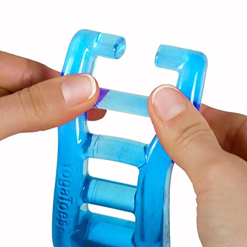YogaToes¢ç Classic for Women - Small Fits 7 and up Sapphire Blue: Toe Stretcher & Toe Separator. Fight Bunions, Hammer Toes, Foot Pain & More!
