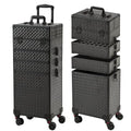 Professional Rolling Makeup Case with Wheels - Beauty Trolley