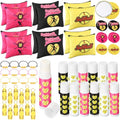 60 Pcs Softball Team Gifts for Girls Include 12 Softball Makeup Bags 12 Lip Balm 12 Makeup Mirrors 12 Lipstick Holder Keychains 12 Adjustable Bracelet for Sports Lovers