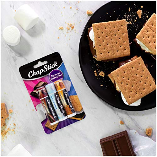 ChapStick Lip Moisturizer, S¡¯Mores Collection 3-Packs (12 Sets/36 Tubes) ? Bulk Lip Balm, Cozy & Sweet, 0.15 Oz Ea