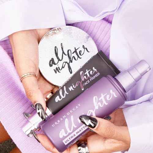 Urban Decay All Nighter Longwear Face Primer - Smoothing & Hydrating Base for Foundation Face Makeup, Sheer & Lightweight, Helps Smooth & Even Skin, For All Skin Types, Paraben-free, Vegan