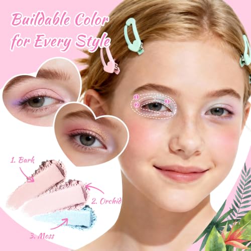Color Nymph Kids Makeup Palette in Pink – All-in-One Gift Set for Teens & Tweens