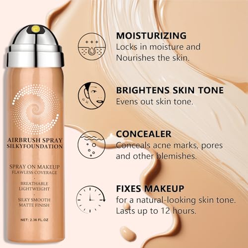 Airbrush Foundation Spray with Primer - Full Coverage