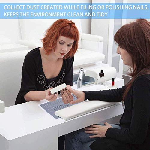 KISSHAKE Nail Dust Collector, Powerful Nail Vacuum Fan Dust Collector Extractor Dust Suction Cleaner Machine Manicure Tools for Acrylic Gel Poly Nails Polishing Filing, Salon / Home Use