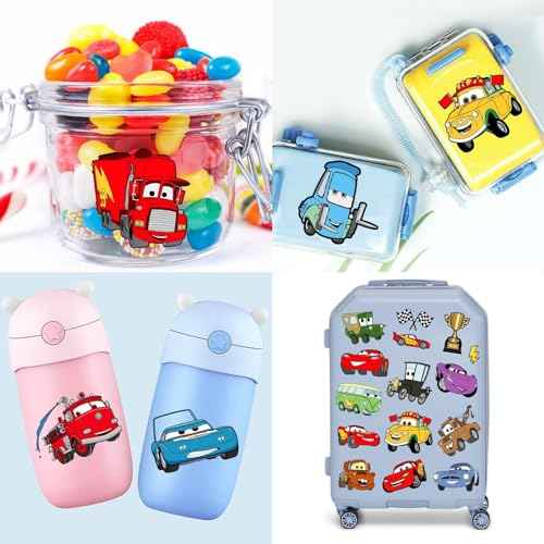 Cars Birthday Party Supplies, 34Pcs Temporary Tattoos Party Gifts, Removable Fake Tattoo Stickers for Goody Bag Treat Bag Stuff for Cars Birthday Decorations