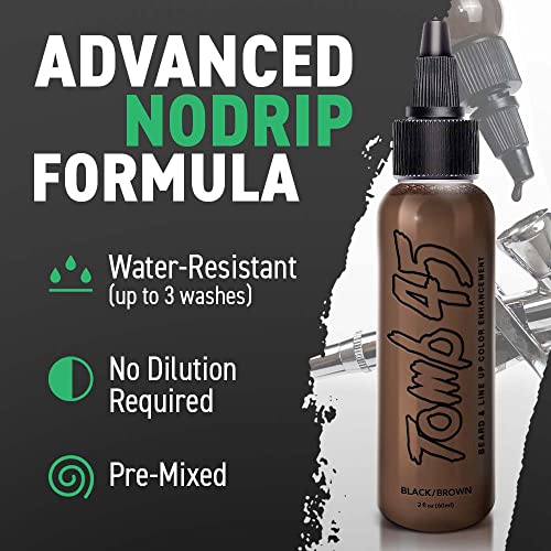 Tomb 45 NODRIP Beard & Hairline Enhancement Spray | Water Resistant