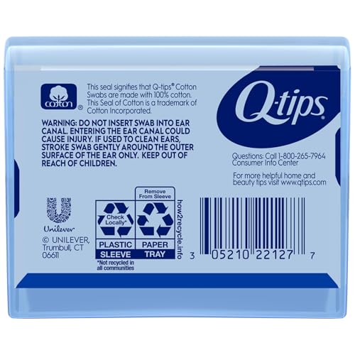 Q-tips Cotton Swabs Travel-Size 10-Pack, 30 Count - Personal & Beauty Care