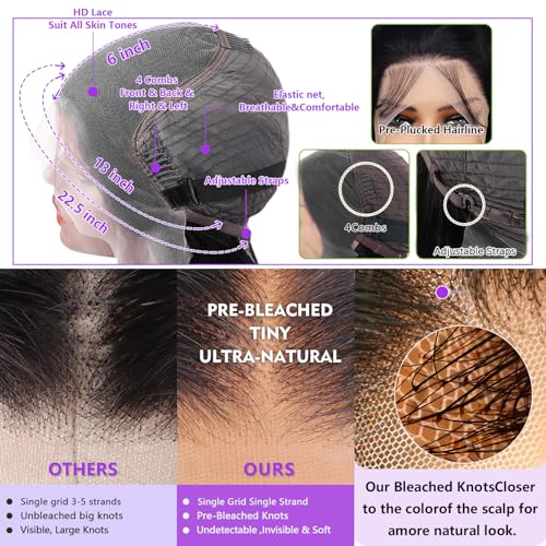 250% Density Body Wave Lace Front Wig - 18 Inch Human Hair