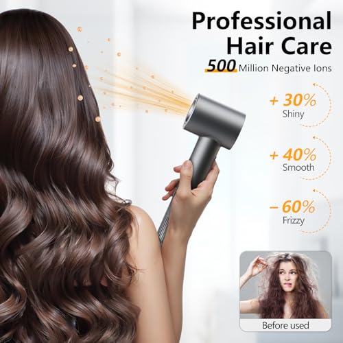 Alloom Hair Dryer - 160,000 RPM Fast Drying Ionic Blow Dryer