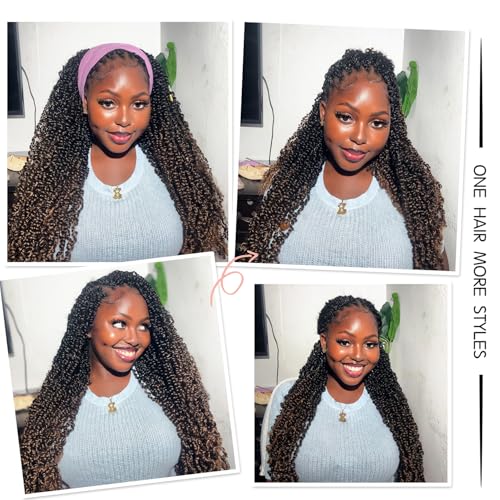SOKU Passion Twist Crochet Hair 26" - 8 Packs Pre Twisted Senegalese Yanky Twist Crochet Hair Bey-Blonde Majesty Twist Pre-looped Synthetic Dreadlocks Bohemian Locs for Black Women