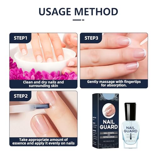 Nail Growth & Repair Serum 2-Pack - Strengthening Natural Nail Treatment