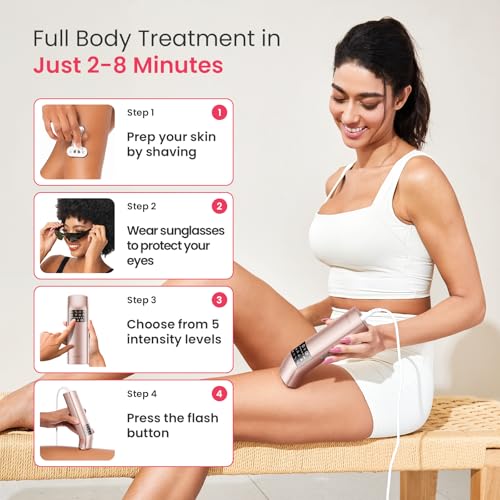 IPL Laser Hair Removal Device 25J Triple-Pulse 12cm² Sapphire Cooling