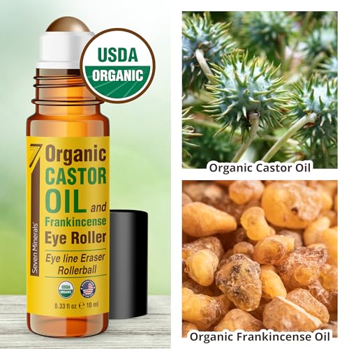 Castor Oil Roll On Eye Roller - Dark Circles & Wrinkles