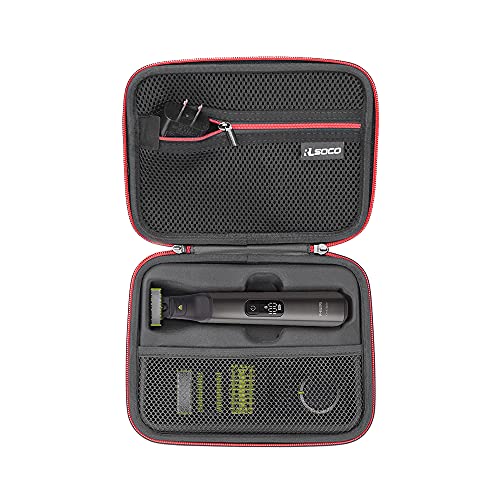 RLSOCO Hard Case Compatible With Philips QP6530/70,QP6530/80,QP6531/70,QP6550/70,QP6520/70,QP6510/20 Hybrid Electric Trimmer | Compact Design with YKK Zipper & Scratch Protection (Case Only)
