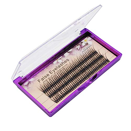D Curl 12D Lash Clusters - 120pcs Natural Mink False Eyelashes 12mm