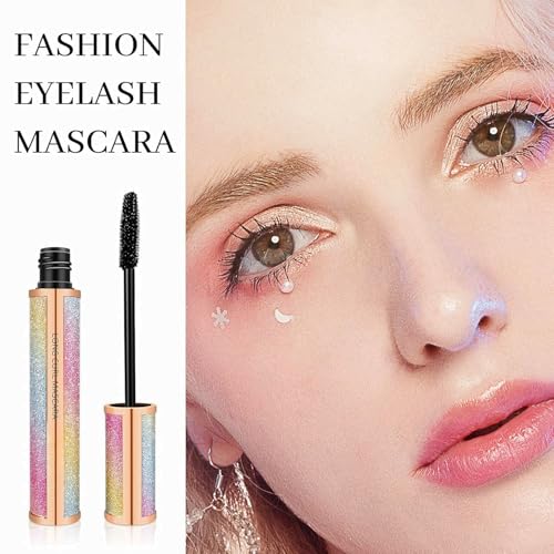 Mcukv 4D Silk Fiber Waterproof Mascara - Voluminous, Lengthening, No Clumping