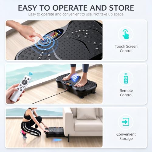 Vibration Plate Exercise Machine for Weight Loss & Muscle Recovery