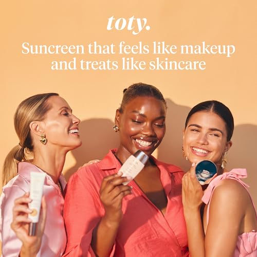 Toty by Sofia Vergara - Ilumina CC Creamy Compact SPF 50+ Mineral Broad Spectrum Sunscreen for Face + Ilumina Brush - CC cream foundation with spf 50 - MAKEUP - 2C Bundle