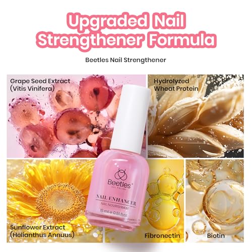 Beetles Nail Strengthener Polish for Thin Nails
