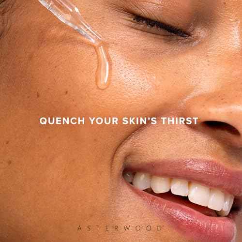 Asterwood Hyaluronic Acid Serum for Face - Plumping, Anti-Aging, Hydrating - Fragrance-Free - 1 Fl Oz