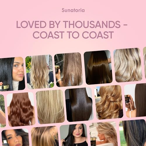 SUNATORIA Keratin Hair Mask - Deep Repair for Dry, Damaged Hair - 8.5 fl oz