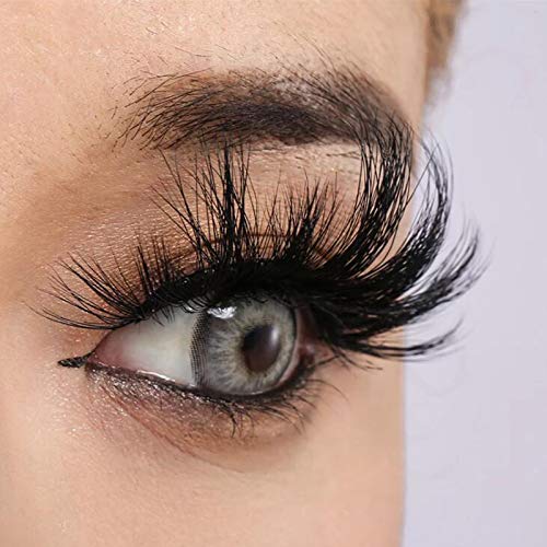 25MM Mink False Eyelashes Strip Lashes - 8 Pairs Fluff