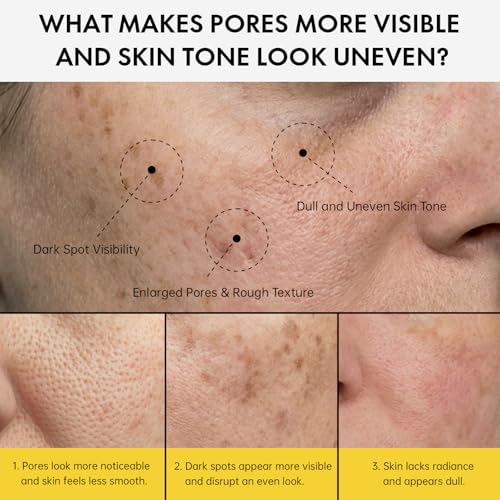 EELHOE Pores + Dark Spots Refining Cream with Arbutin, Niacinamide, Tranexamic Acid & Melazero | Pore-Minimizing, Gentle & Hydrating Daily Moisturizer, Suitable for Sensitive Skin, 50g (1 Pack)