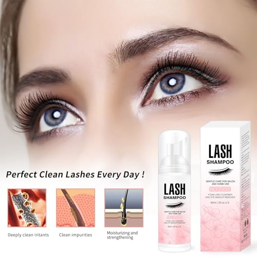 Eyelash Extension Shampoo - Gentle Foaming Cleanser, 50ml