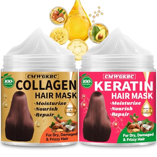 Keratin & Collagen Deep Conditioning Hair Mask for Dry Damaged Hair